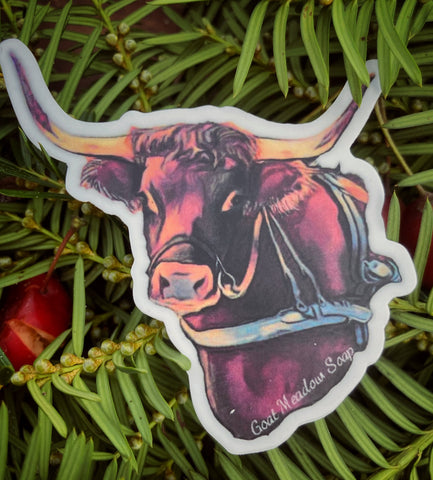 Wallace the Ox Sticker